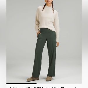Lululemon Wide leg align pants
